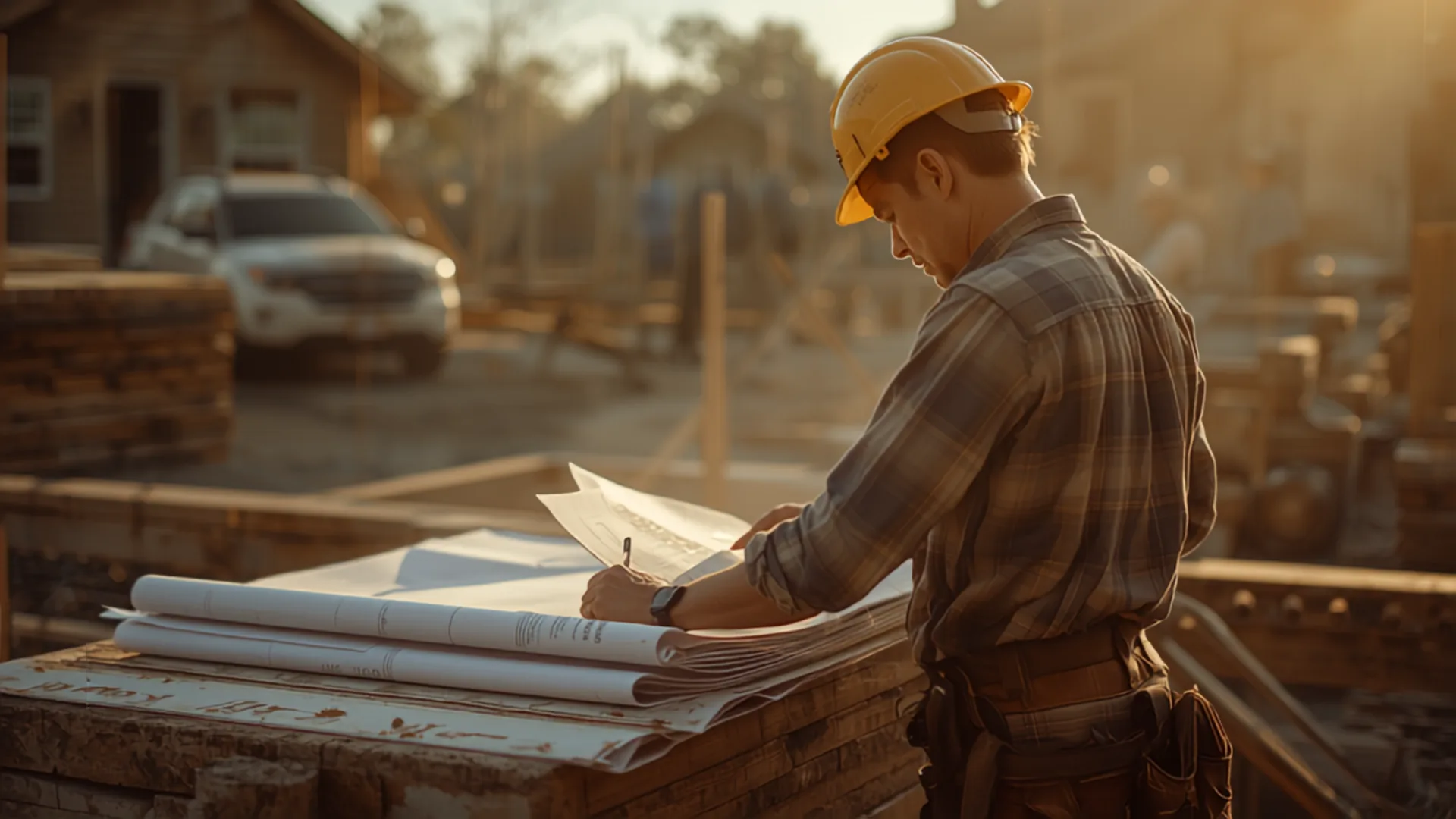 A contractor at work